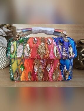 Kurt Geiger  Medium Sequin Kesington Bag.